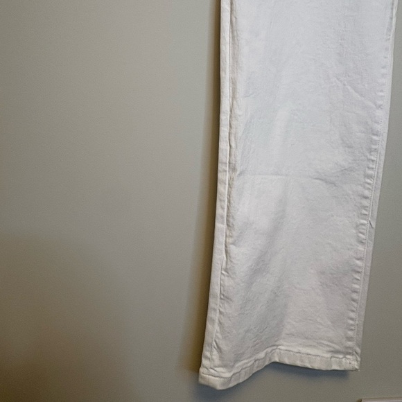 NWT sienna Kut from the Kloth High Rise Sienna Wide Leg White Denim Womens 14 - Picture 4 of 7